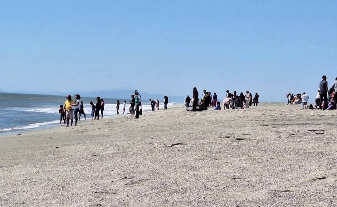 Tragedia en Oaxaca por mar de fondo; mueren madre e hijo y buscan a joven desaparecida. Foto: Especial