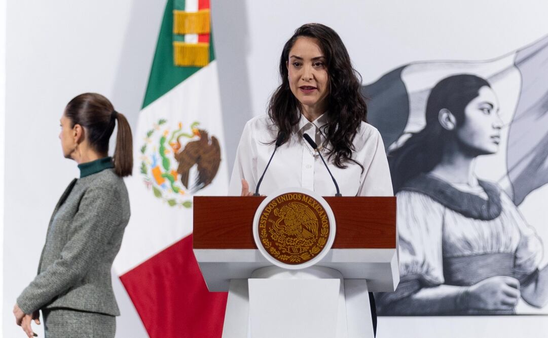 La Secretaria de Cultura, Claudia Curiel Icaza, ofreció detalles sobre el avance del concurso "México canta por la paz y contra las adicciones". Foto: Hugo Salvador / EL UNIVERSAL