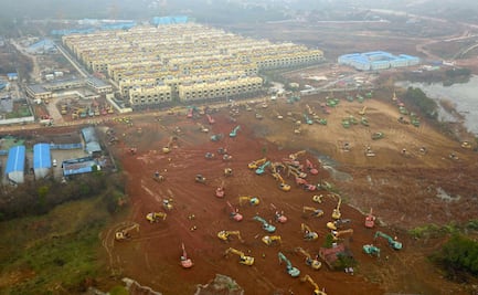 ¿Un hospital?, China es capaz de construir una ciudad de la nada