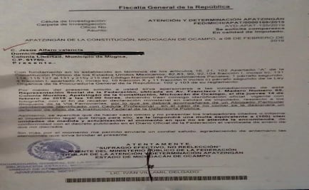 Cita FGR a otro maestro de la CNTE por bloqueos en Michoacán