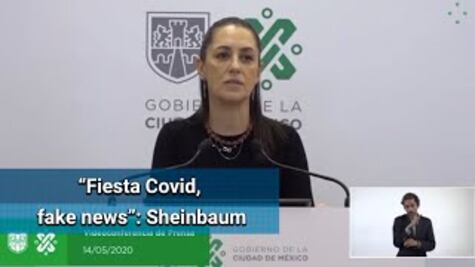 Fake news, supuesta fiesta para generar inmunidad a Covid-19:Sheinbaum