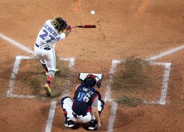 Vladimir Guerrero Jr. brindó un espectáculo en el Home Run Derby