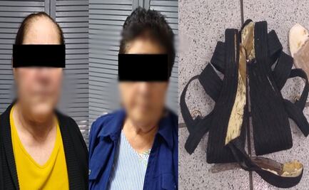 Detienen a dos abuelitas que llevaban droga en la suela de los zapatos en Sonora