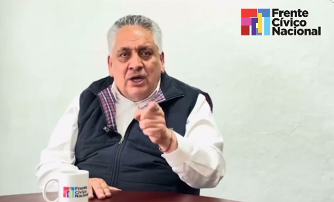 Guadalupe Acosta Naranjo, integrante del Frente Cívico Nacional. Foto: Captura