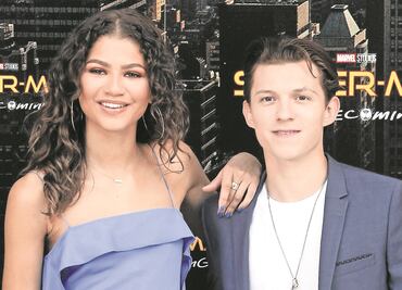 Zendaya y Tom Holland, de romance en el set y la vida real