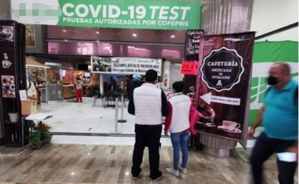 Suspenden dos laboratorios de pruebas Covid-19 en AICM