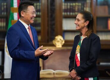Sheinbaum recibe cartas credenciales de 5 embajadores; destaca al nuevo representante de China en México