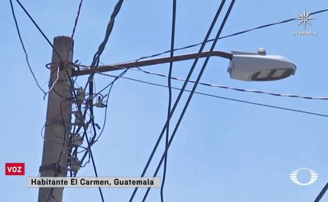 Instalan “diablitos” de Chiapas a Guatemala por falta de electricidad. Foto: Captura de video.