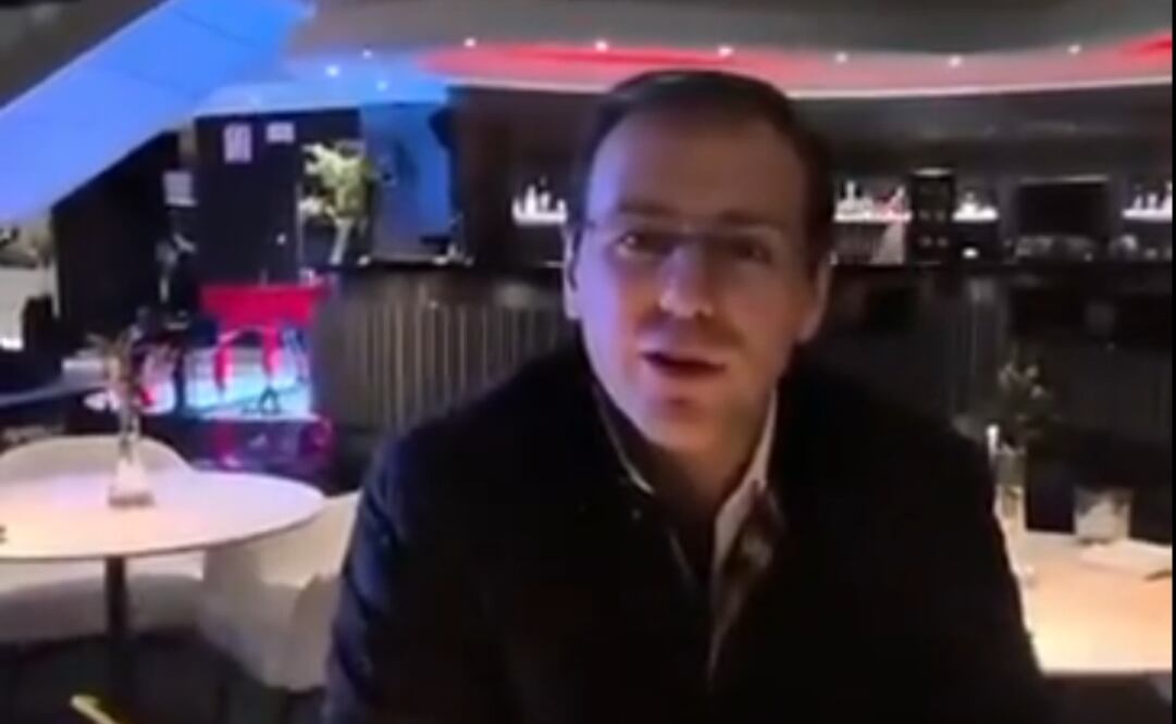 Abogado Juan Fuentes en el hotel Myriad de Lisboa, donde horas antes Simón Levy afirmó que estaba en Washington. Foto: Captura