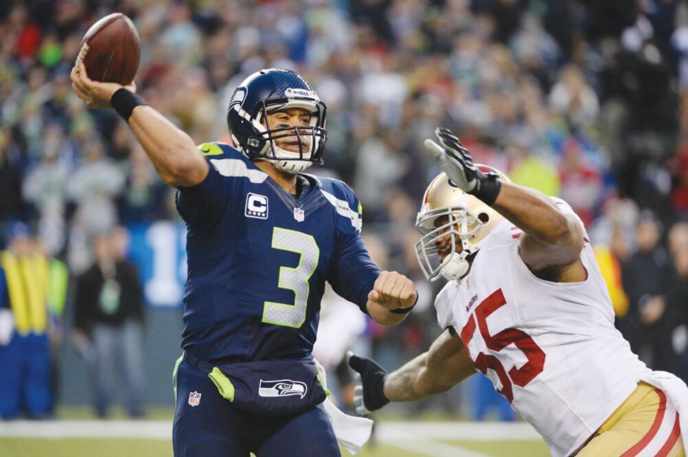 Seahawks se enfrenta a los 49ers, que atraviesan una crisis (KYLE TERADA. USA TODAY SPORTS)