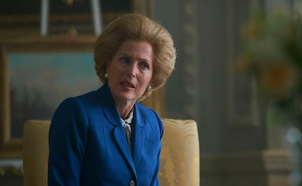 Gillian Anderson reveló secretos de "The Crown" en los Globos de Oro