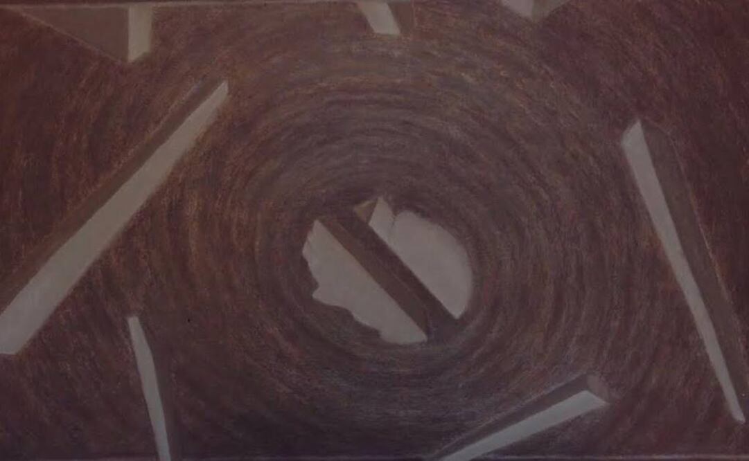 Son obras en mediano y pequeño formato, dimensiones no muy frecuentes en algunos de estos creadores. En la imagen, autorretrato de Jesús Miranda. FOTO: Cortesía Galería Machado Arte Espacio.