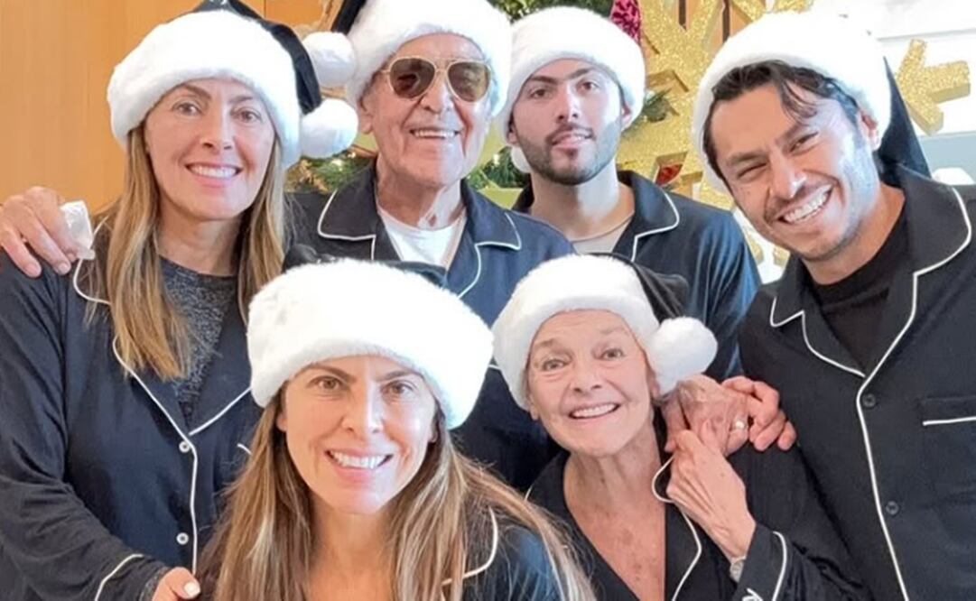 Eric del Castillo disfruta de las fiestas decembrinas con su familia.