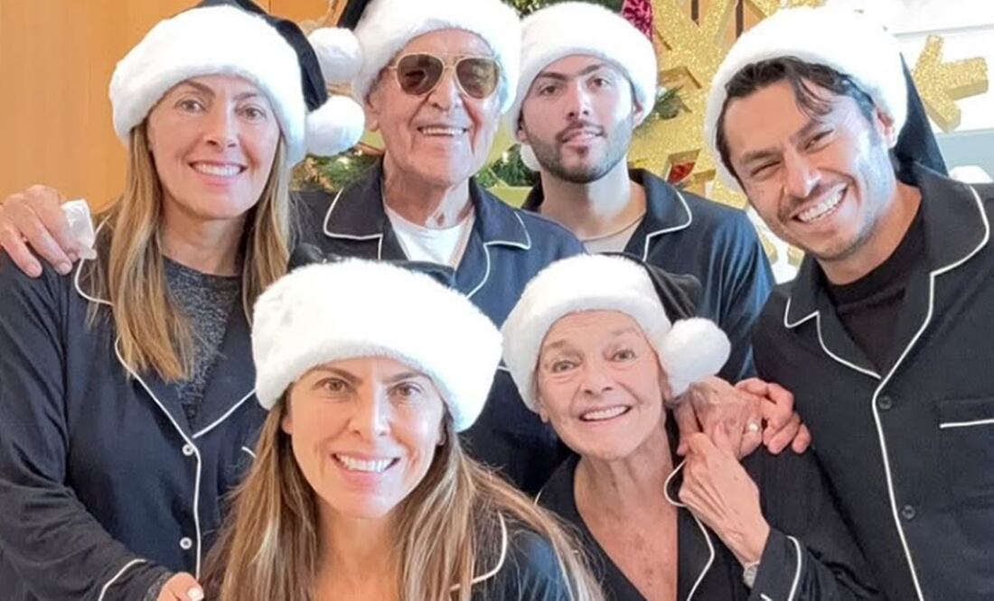 Eric del Castillo disfruta de las fiestas decembrinas con su familia.