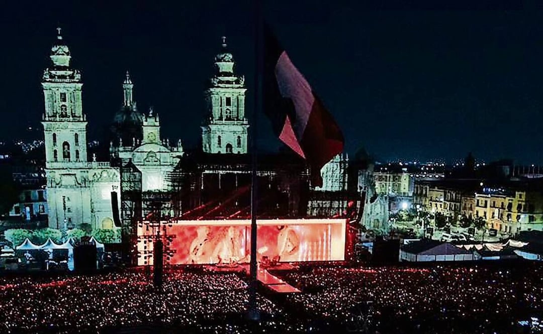 Grupo Modelo y Ocesa se encargaron totalmente de la presentación de la cantante en el Zócalo, dijo la CDMX. Foto: Archivo EL UNIVERSAL