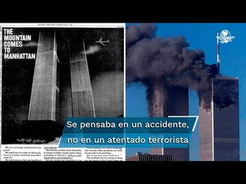 El anuncio que "predijo" el impacto de un avión contra las Torres Gemelas el 11 de septiembre