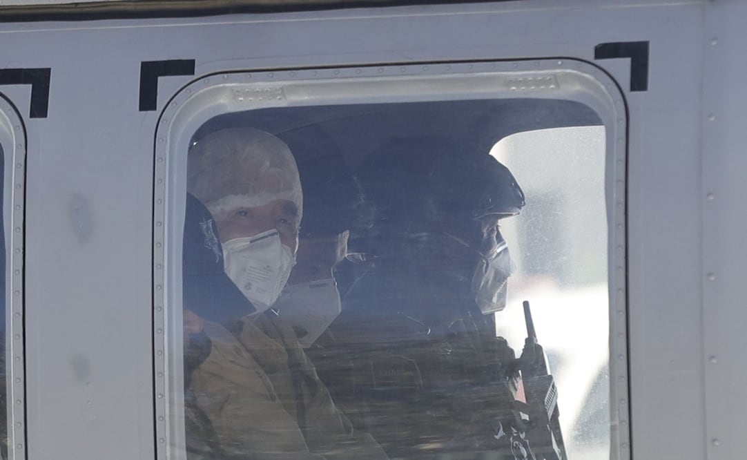 Traslado de Rafael Caro Quintero al Penal del Altiplano al salir del hospital Adolfo López Mateos donde fue operado. Foto: Jorge Alvarado / EL UNIVERSAL