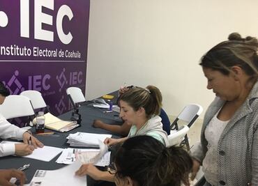 Instituto Electoral de Coahuila revisa trámites electorales durante la madrugada