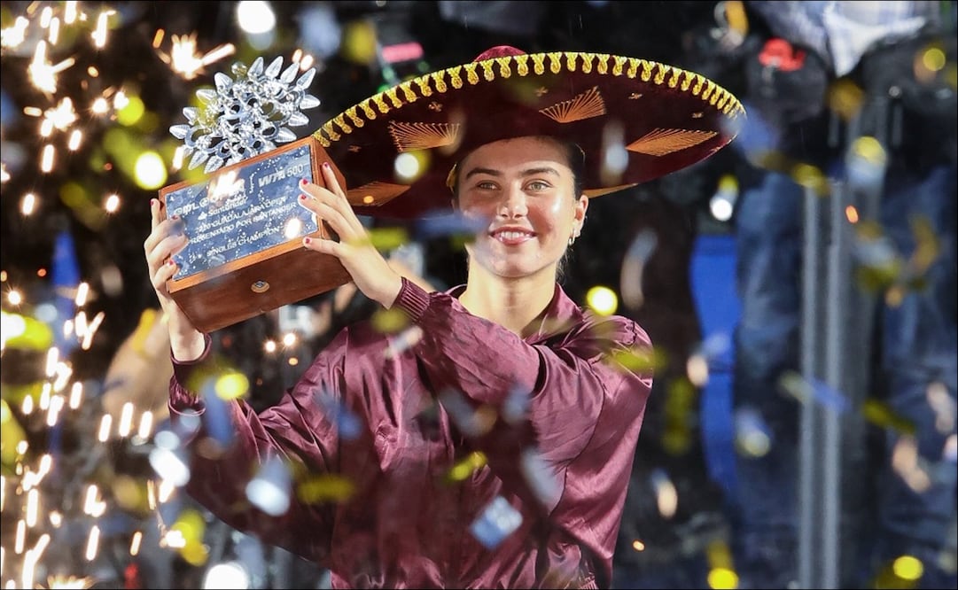 Iva Jovic defendió la corona y se consagró bicampeona del Abierto de Guadalajara / FOTO: Cortesía Abierto de Guadalajara