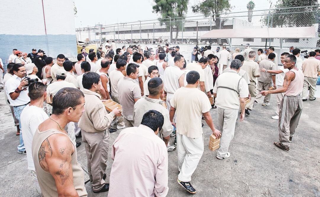 Internos del Reclusorio Oriente de la Ciudad de México. Foto: Archivo/EL Universal
