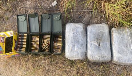 Aseguran armas, cartuchos y marihuana en Reynosa