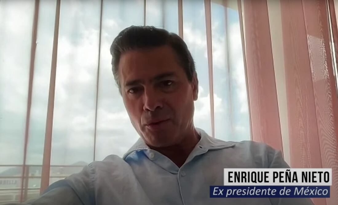 El expresidente Enrique Peña Nieto en entrevista con Ciro Gómez Leyva este 7 de julio del 2025. Foto: Captura de pantalla.