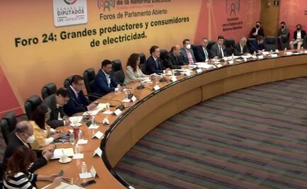 Empresarios hacen vacío en foro de reforma eléctrica; “el que calla otorga”, dice Mier