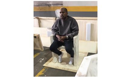 Kanye West reaparece con nuevo look