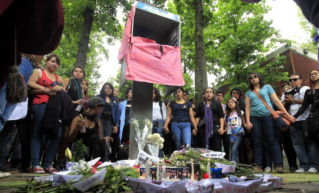 El lugar donde fue encontrado el cuerpo de Lesvy. (Xinhua)