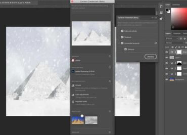 Photoshop lanza Content Credentials para contenido NFT