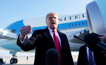 Trump saldrá de la Casa Blanca para visitar el muro fronterizo con México