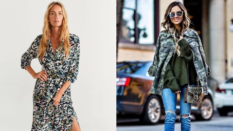 Así vamos a llevar el estampado militar esta temporada