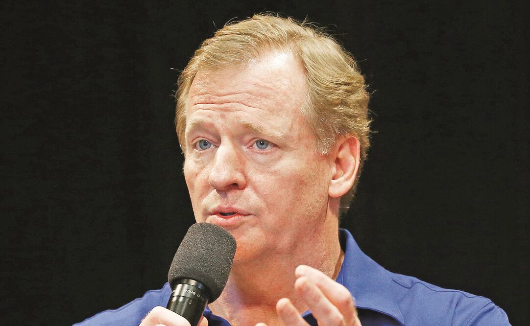 Roger Goodell manifestó que no hay regla para rendir honores al himno nacional (ROSS D. FRANKLIN. AP)