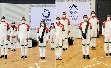 Conoce los atletas que conformaron las dos escoltas de la Delegación Mexicana