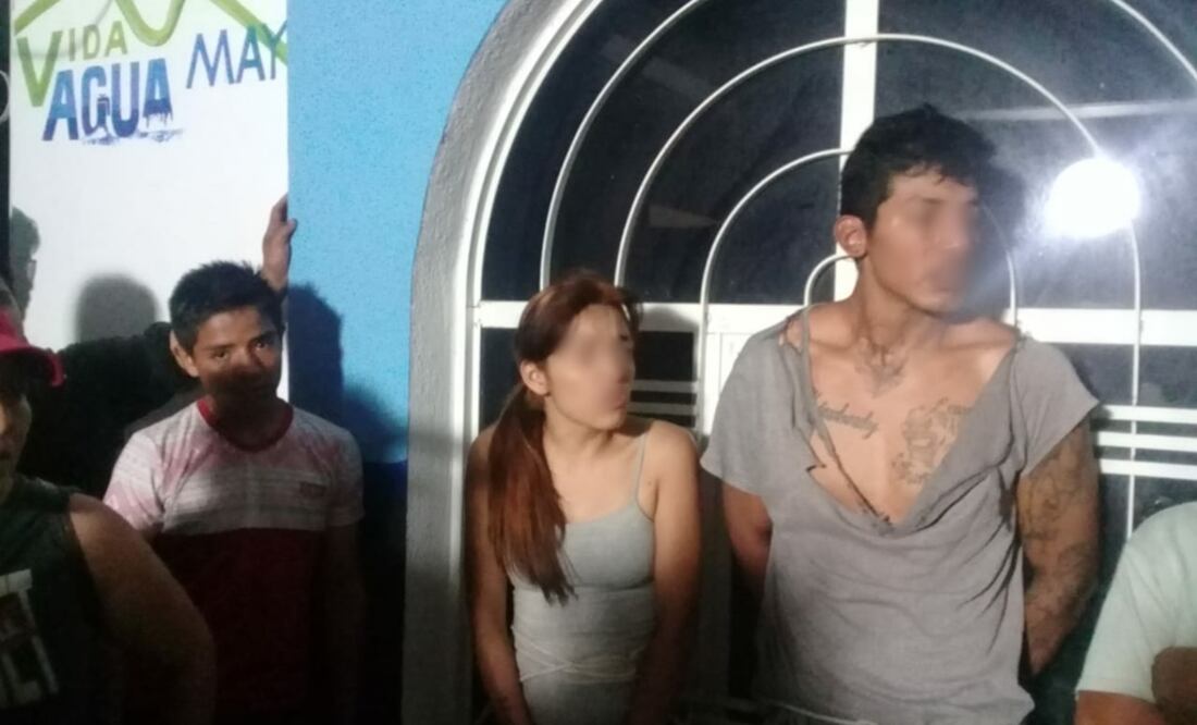 Intento de linchamiento en comunidad de Ixmiquilpan, Hidalgo. Foto: Especial