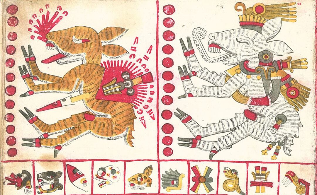 Existe mucha confusión sobre los nahuales y los tona, aunque no deben confundirse - Foto: Ilustración tomada del Códice Borgia