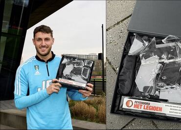 Santiago Giménez destroza su reconocimiento como mejor jugador de marzo del Feyenoord