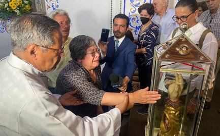 Relíquia de San Judas Tadeo en Álvaro Obregón; entre lágrimas, devotos piden la intercesión del santo en sus vidas