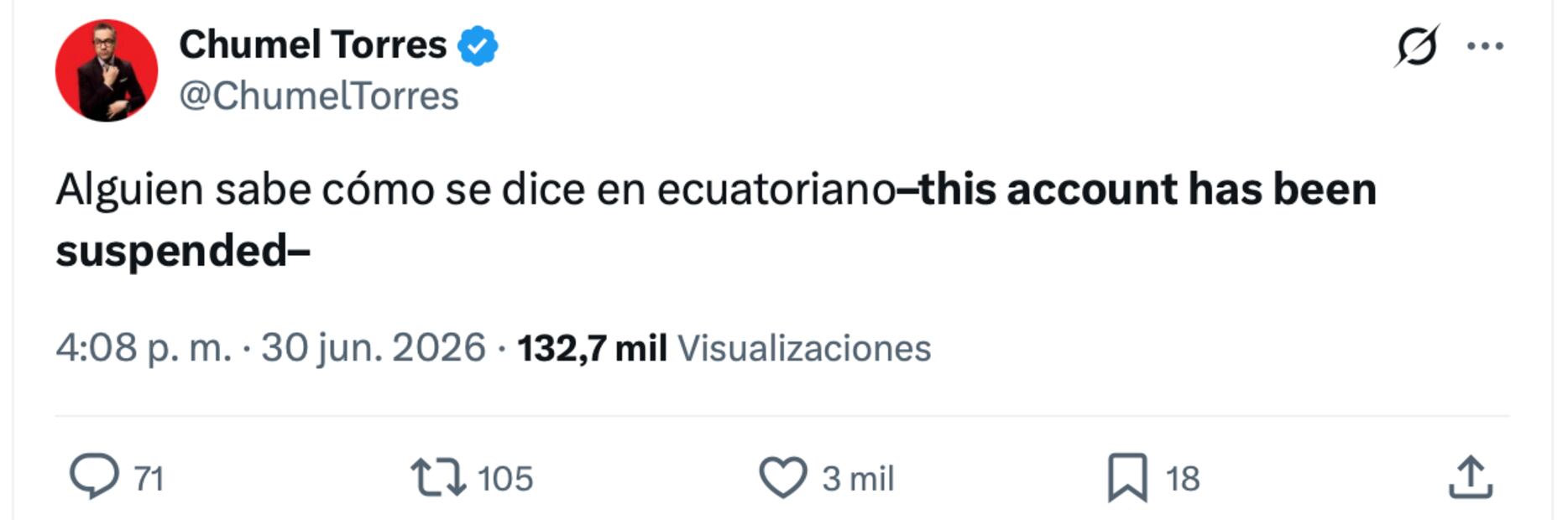 Chumel Torres celebra el triunfo de México sobre Ecuador con polémicos mensajes. Foto: Captura de pantalla