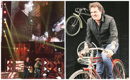 Carlos Vives se sube a una bicicleta muy mexicana