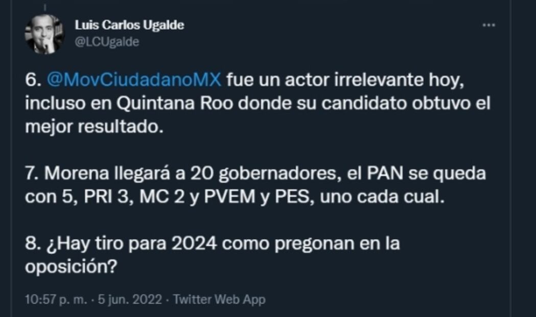 Tras elecciones, ¿cómo queda Morena rumbo a 2024? Expresidente del IFE lo analiza