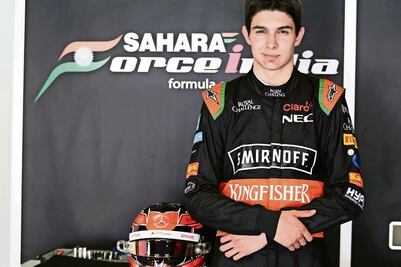 Esteban Ocon va con Pérez