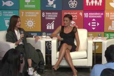 Cecilia Suárez participa en la ONU