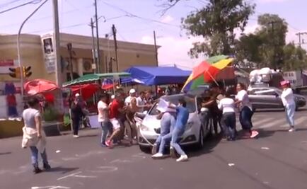 Conductor atropella a manifestantes que protestaban por falta de agua en Ermita Iztapalapa