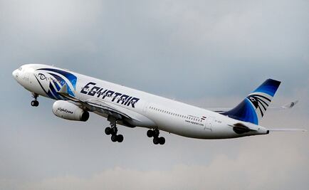 Recuperan restos humanos de avión de Egyptair