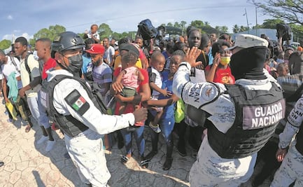 Por desorden de haitianos, suspenden atención a migrantes