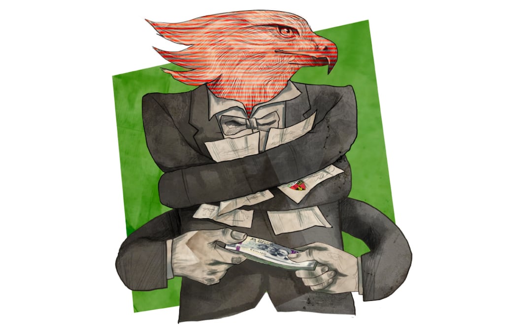 Sindicato de Pemex entregó 500 MDP a empresa vinculada con su líder petrolero. Ilustración: Liliana Pedraza