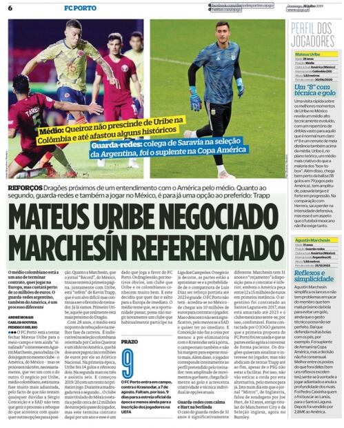 En Portugal aseguran que Agustín Marchesín ya es del Porto