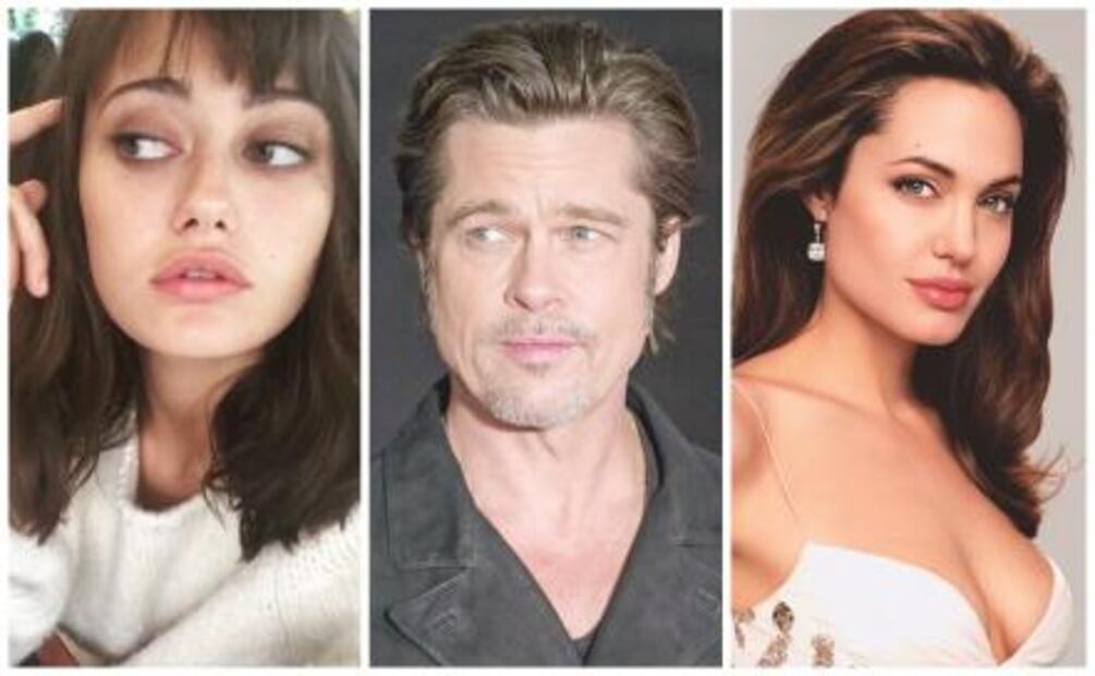 Aseguran que el nuevo amor de Brad Pitt es "clon" de Jolie
