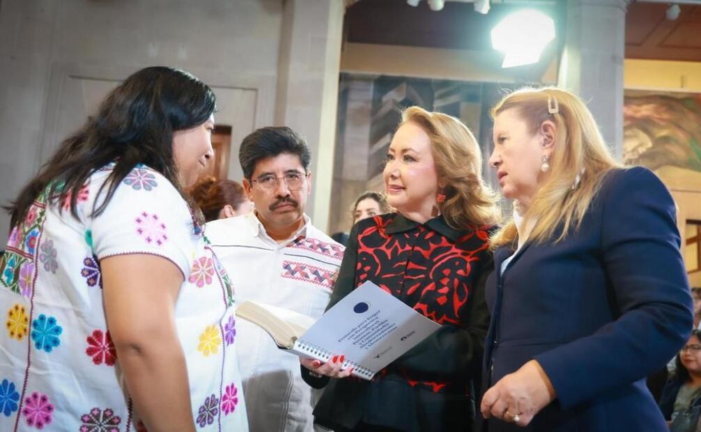 Yasmín Esquivel en el diálogo para conmemorar el Día Nacional e Internacional de las Mujeres Indígenas de la SCJN este miércoles 10 de septiembre de 2025. Foto: Especial